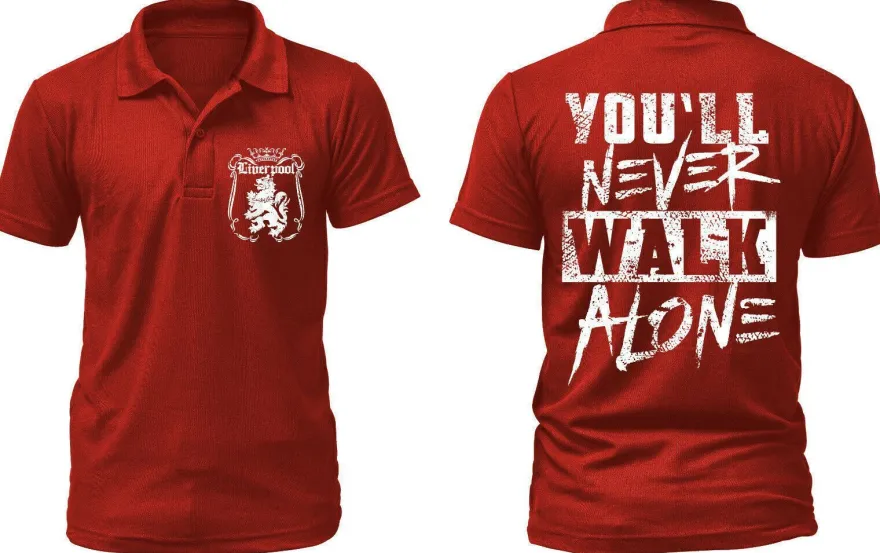 Liverpool Poloshirt | Fussball Tshirt Fanshirt Ultras England Salah Football M1