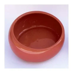 LIVING WORLD Ergonomischer Nagernapf groß terracotta