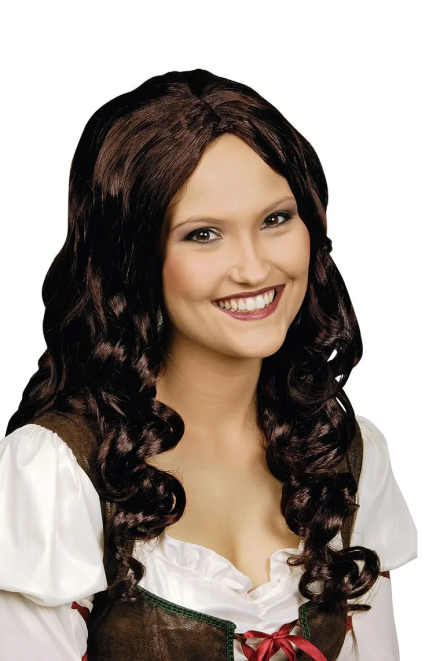 Lockenperücke Damen Perücke Joy lang gelockt 5 versch. Farben Karneval Fasching