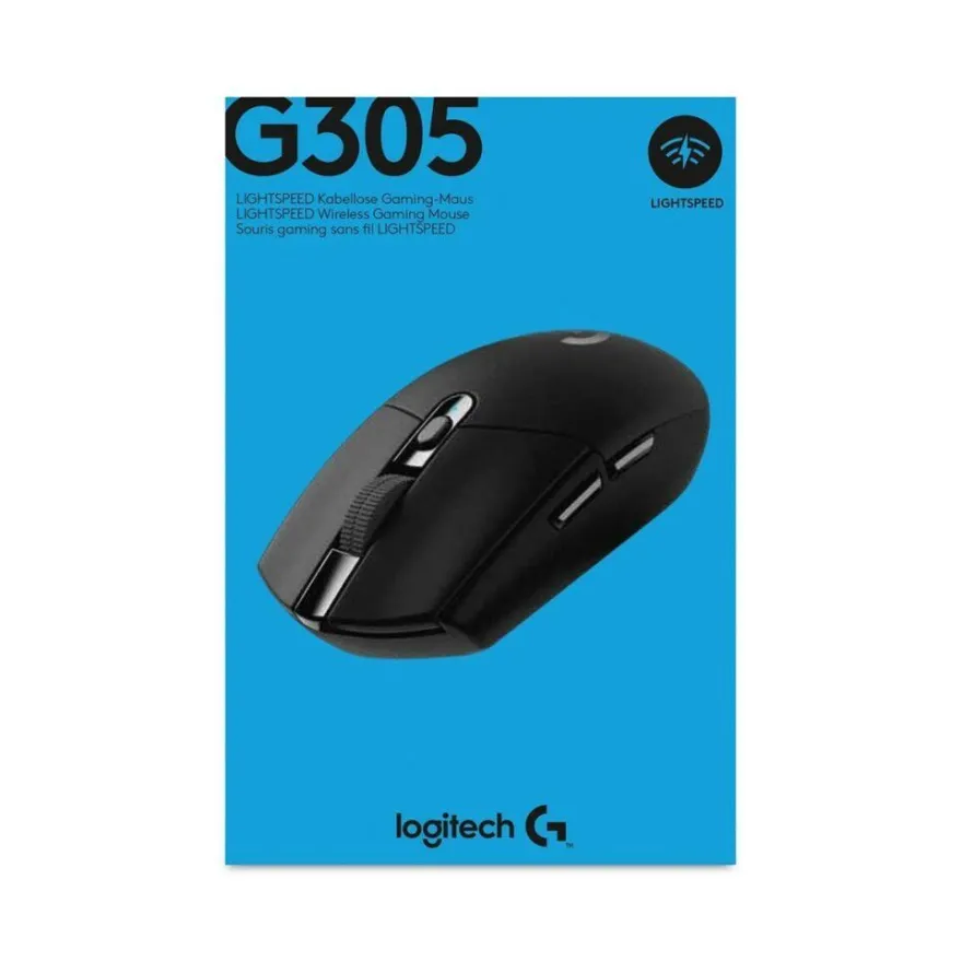 Logitech Logitech Gaming Mouse G305 Wireless Black Schwarz (910-005282) (910005282)