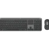 Logitech MK950 for Business Tastatur-Maus-Set kabellos grafit