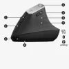 Logitech MX Vertical Wireless Maus schwarz