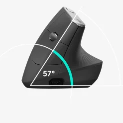 Logitech MX Vertical Wireless Maus schwarz