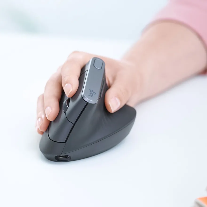 Logitech MX Vertical Wireless Maus schwarz