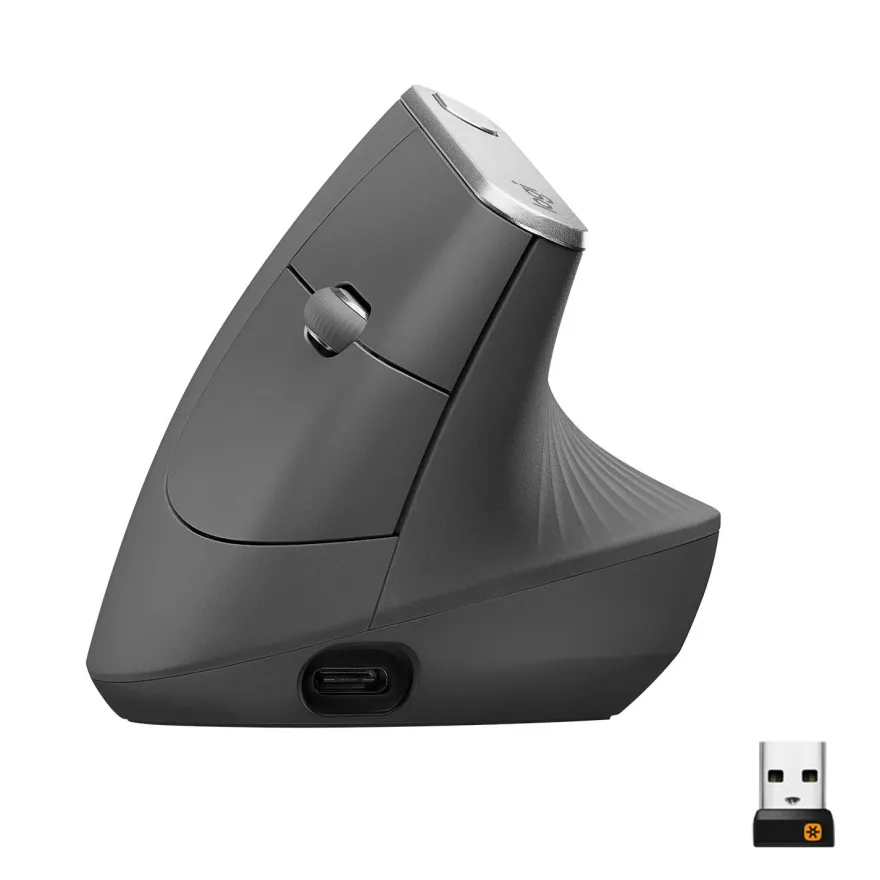 Logitech MX Vertical Wireless Maus schwarz