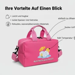 Loobear Kleine Kühltasche, gefrierbar, ideal für Medikamente, Kosmetik, Snacks