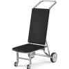 Lorenzo | Stuhlwagen | Stoff | Schwarz | Bankettstuhl Wagen