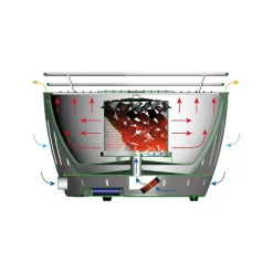 LotusGrill XL Edelstahl Grillhaube mit Thermometer für Tischgrill XL G435