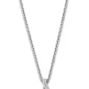 Lotus Style Damen Edelstahl Kette mit Strass Anhänger LS1908-1/1 Halskette