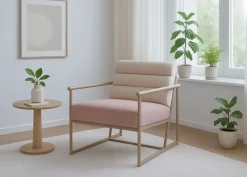 Lounge-Sessel HWC-O38, Cocktail-/Polstersessel, Stoff/Textil (420 g/m²) Metall