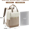 Lovevook Rucksack Damen 15,6 Zoll Laptopfach & USB Ladeanschluss, Wasserdicht