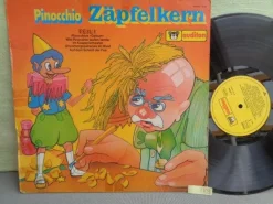 LP auditon Pinocchio Zäpfelkern Geburt Apfelgarten 1 + 2 Collodi Bierbaum Hörspiel