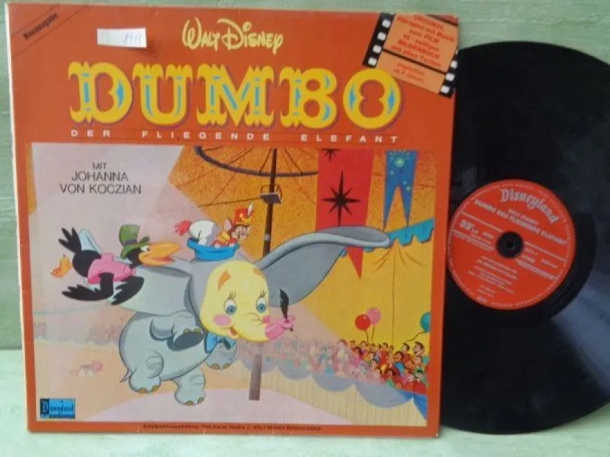 LP Disneyland Walt Disney Dumbo der fliegende Elefant Johanna von Koczian 0056.524