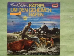 LP Europa Blyton Rätsel um verlassene Haus grüne Hand unterirdischen Gang Hafen