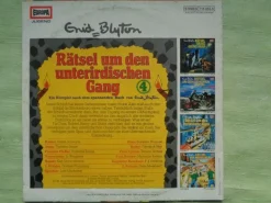 LP Europa Blyton Rätsel um verlassene Haus grüne Hand unterirdischen Gang Hafen