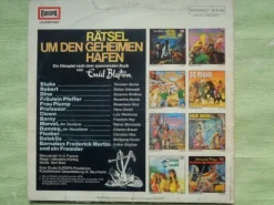 LP Europa Blyton Rätsel um verlassene Haus grüne Hand unterirdischen Gang Hafen