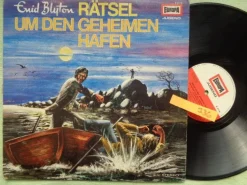 LP Europa Blyton Rätsel um verlassene Haus grüne Hand unterirdischen Gang Hafen