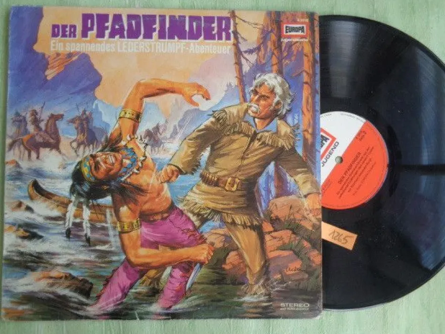 LP Europa Der Pfadfinder Lederstrumpf James F Cooper Eberhard Alexander Burgh Vinyl
