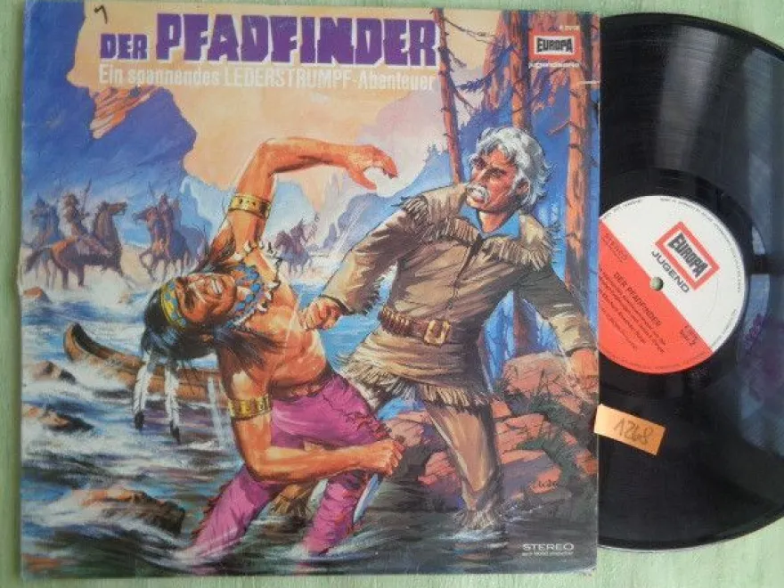 LP Europa Der Pfadfinder Lederstrumpf James F Cooper Eberhard Alexander Burgh Vinyl