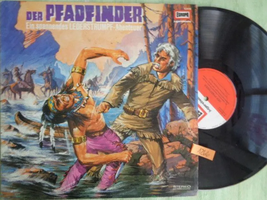 LP Europa Der Pfadfinder Lederstrumpf James F Cooper Eberhard Alexander Burgh Vinyl