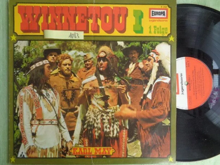 LP Europa E242 Karl May Winnetou 1.1 Michael Poelchau Peter Folken Konrad Halver