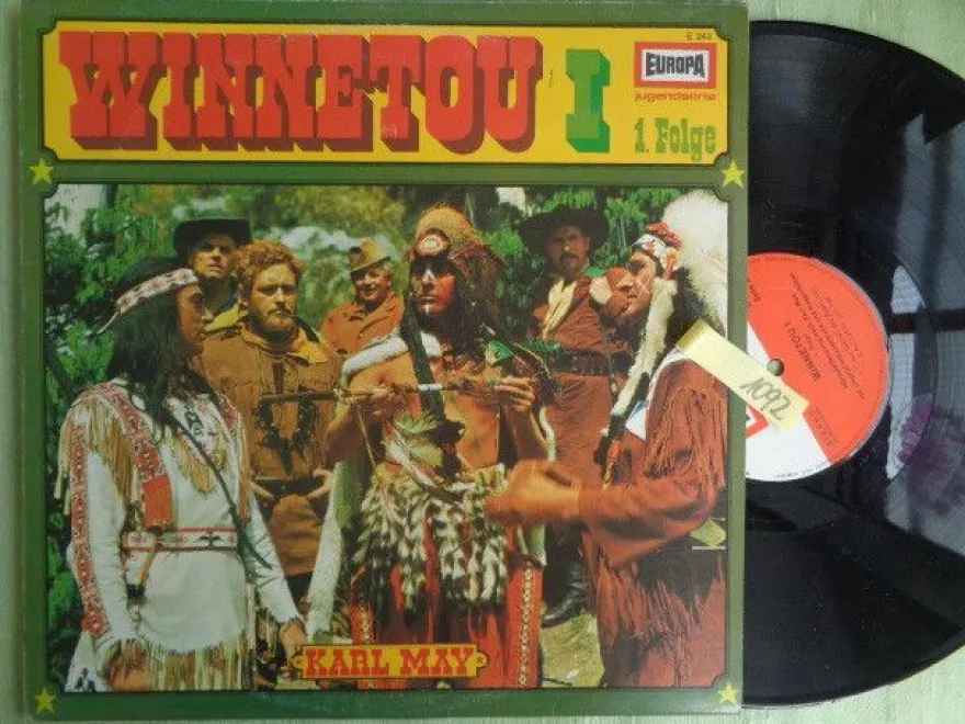 LP Europa E242 Karl May Winnetou 1.1 Michael Poelchau Peter Folken Konrad Halver