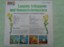 LP Europa E2020 Langohr Schlappohr Stummelschwänzchen Hasengeschichte Hörspiel