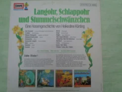 LP Europa E2020 Langohr Schlappohr Stummelschwänzchen Hasengeschichte Hörspiel