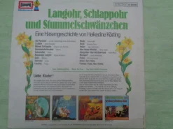 LP Europa E2020 Langohr Schlappohr Stummelschwänzchen Hasengeschichte Hörspiel