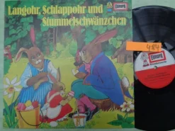LP Europa E2020 Langohr Schlappohr Stummelschwänzchen Hasengeschichte Hörspiel