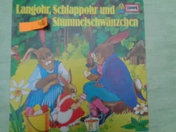 LP Europa E2020 Langohr Schlappohr Stummelschwänzchen Hasengeschichte Hörspiel