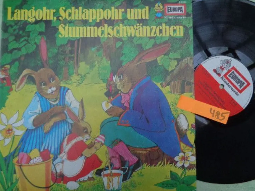 LP Europa E2020 Langohr Schlappohr Stummelschwänzchen Hasengeschichte Hörspiel