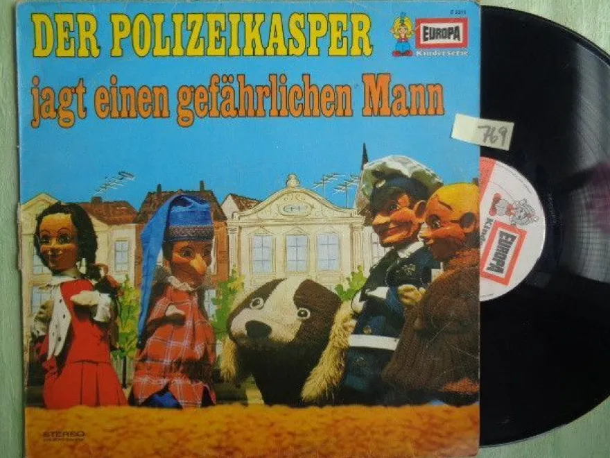 LP Europa Polizeikasper Kasperle ist wieder da Streiche Seppl Pudding Teufel ....