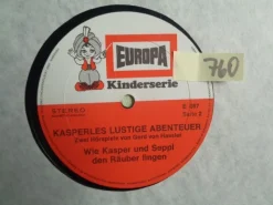 LP Europa Polizeikasper Kasperle ist wieder da Streiche Seppl Pudding Teufel ....
