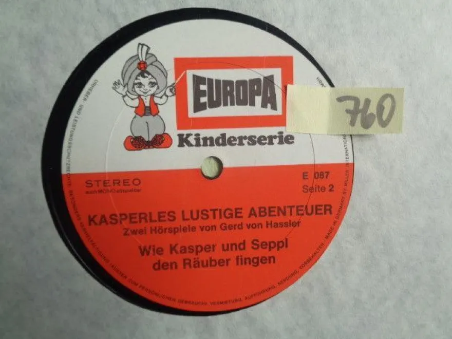 LP Europa Polizeikasper Kasperle ist wieder da Streiche Seppl Pudding Teufel ....