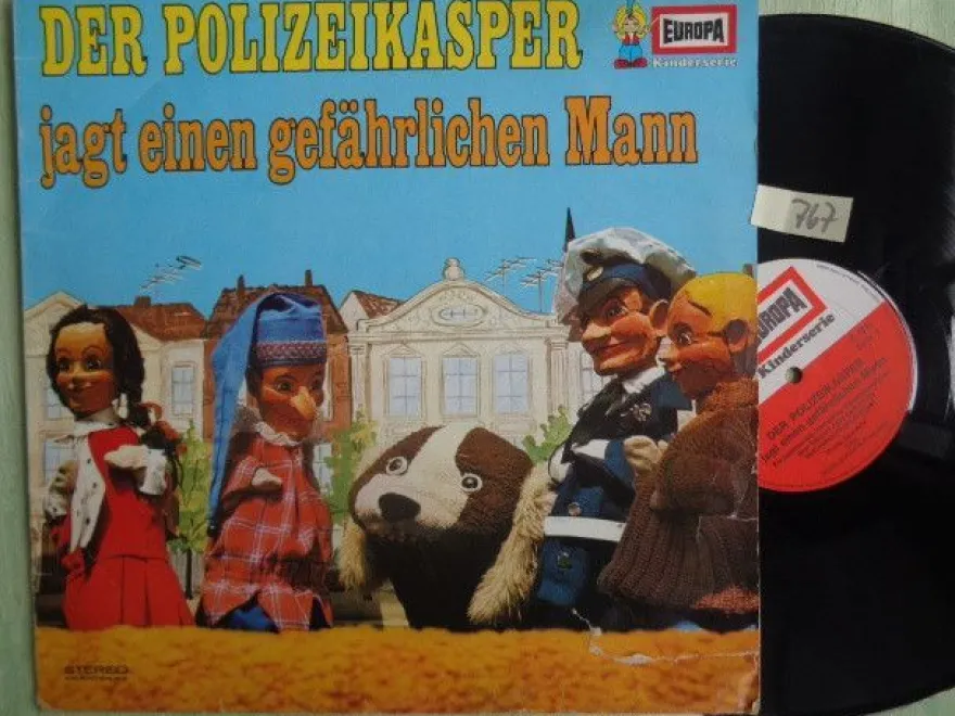 LP Europa Polizeikasper Kasperle ist wieder da Streiche Seppl Pudding Teufel ....