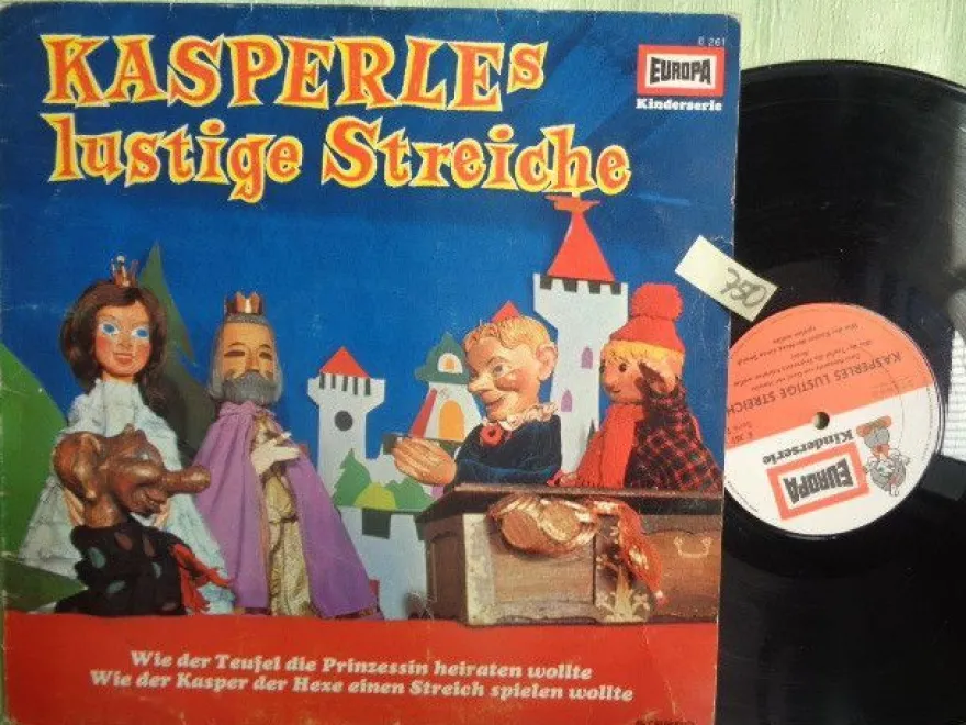 LP Europa Polizeikasper Kasperle ist wieder da Streiche Seppl Pudding Teufel ....