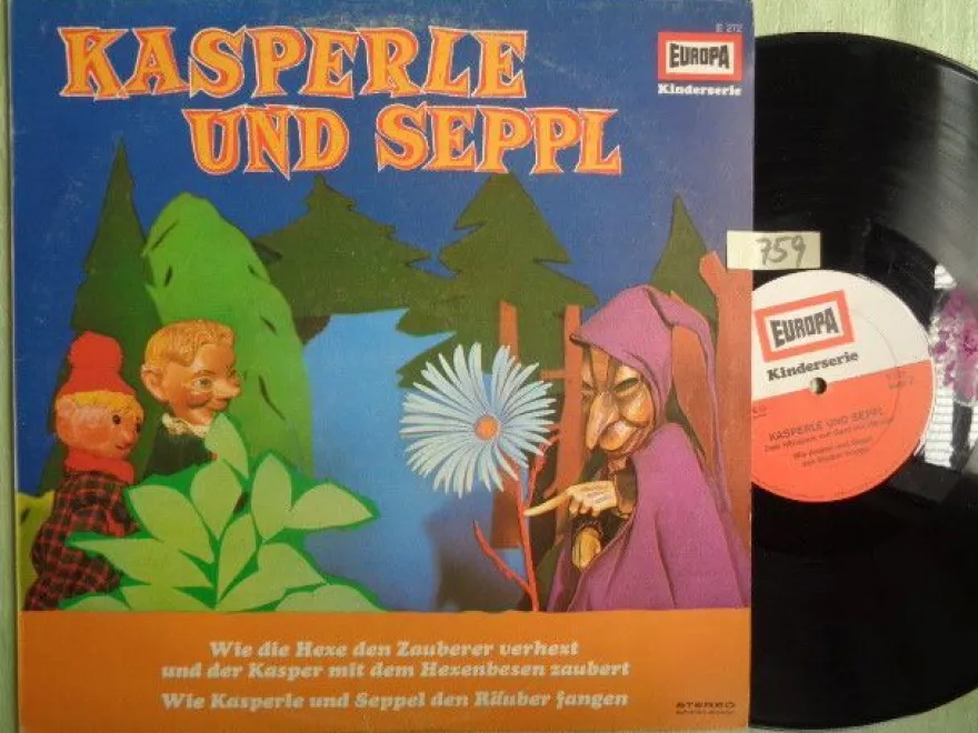 LP Europa Polizeikasper Kasperle ist wieder da Streiche Seppl Pudding Teufel ....