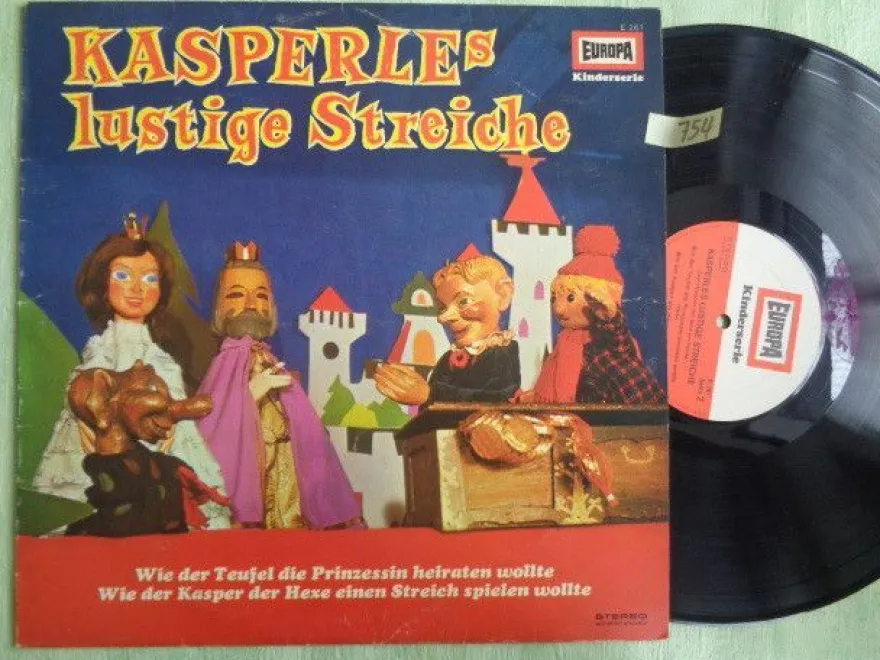 LP Europa Polizeikasper Kasperle ist wieder da Streiche Seppl Pudding Teufel ....
