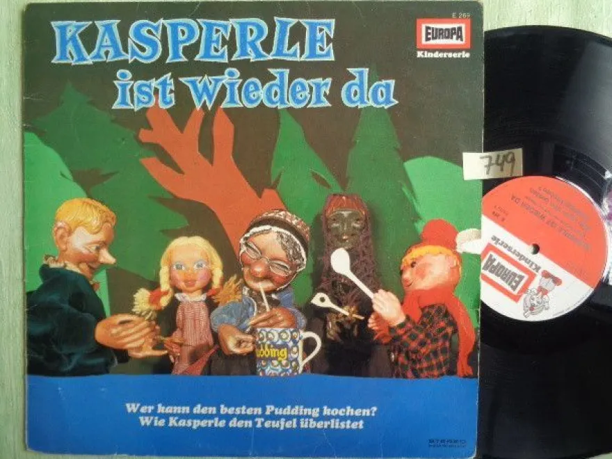 LP Europa Polizeikasper Kasperle ist wieder da Streiche Seppl Pudding Teufel ....