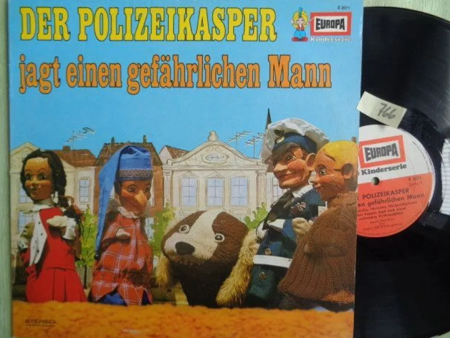 LP Europa Polizeikasper Kasperle ist wieder da Streiche Seppl Pudding Teufel ....