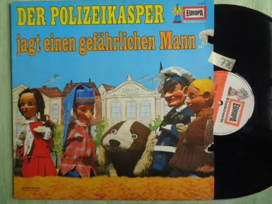 LP Europa Polizeikasper Kasperle ist wieder da Streiche Seppl Pudding Teufel ....