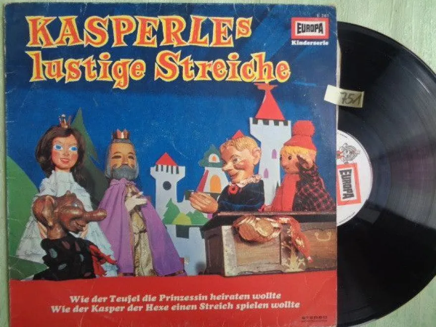 LP Europa Polizeikasper Kasperle ist wieder da Streiche Seppl Pudding Teufel ....