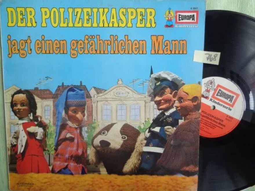 LP Europa Polizeikasper Kasperle ist wieder da Streiche Seppl Pudding Teufel ....