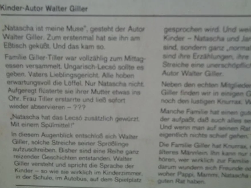 LP Marcato 92880 Unsere kleine Familie Walter & Nadja Giller Natascha & Jan
