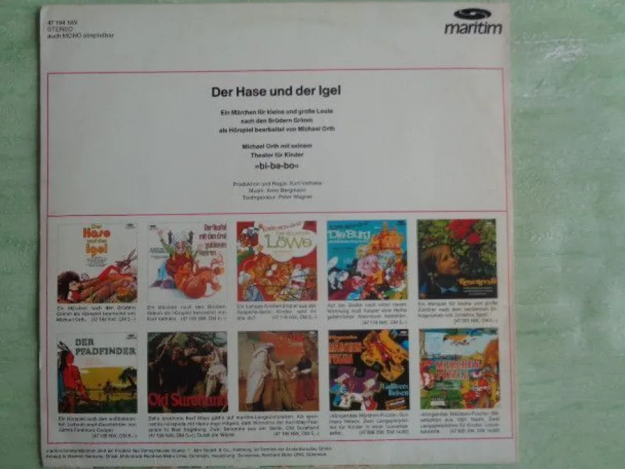 LP Maritim 47194NW Der Hase und der Igel Brüder Grimm Michael Orth bi-ba-bo Vethake