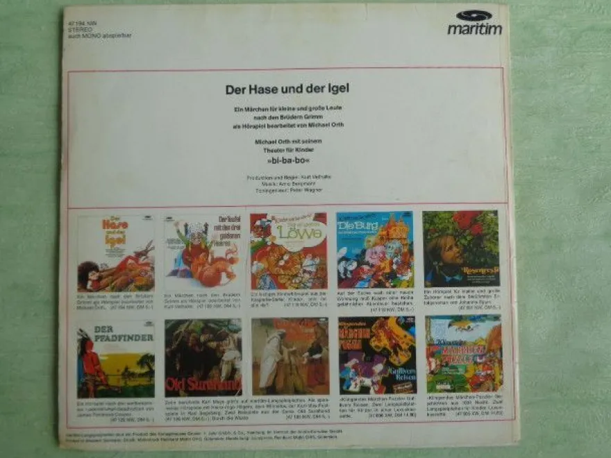 LP Maritim 47194NW Der Hase und der Igel Brüder Grimm Michael Orth bi-ba-bo Vethake