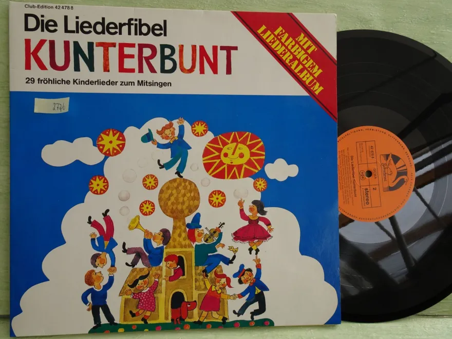 LP Schwann Die Liederfibel Kunterbunt Die Gute Nacht Die Lieder Tonbuch - Auswahl -