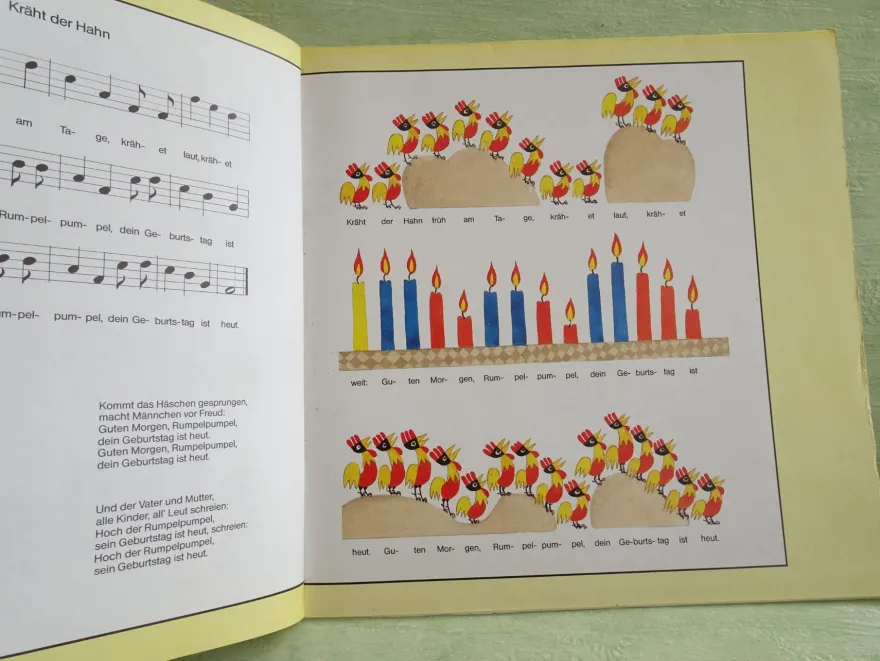 LP Schwann Die Liederfibel Kunterbunt Die Gute Nacht Die Lieder Tonbuch - Auswahl -