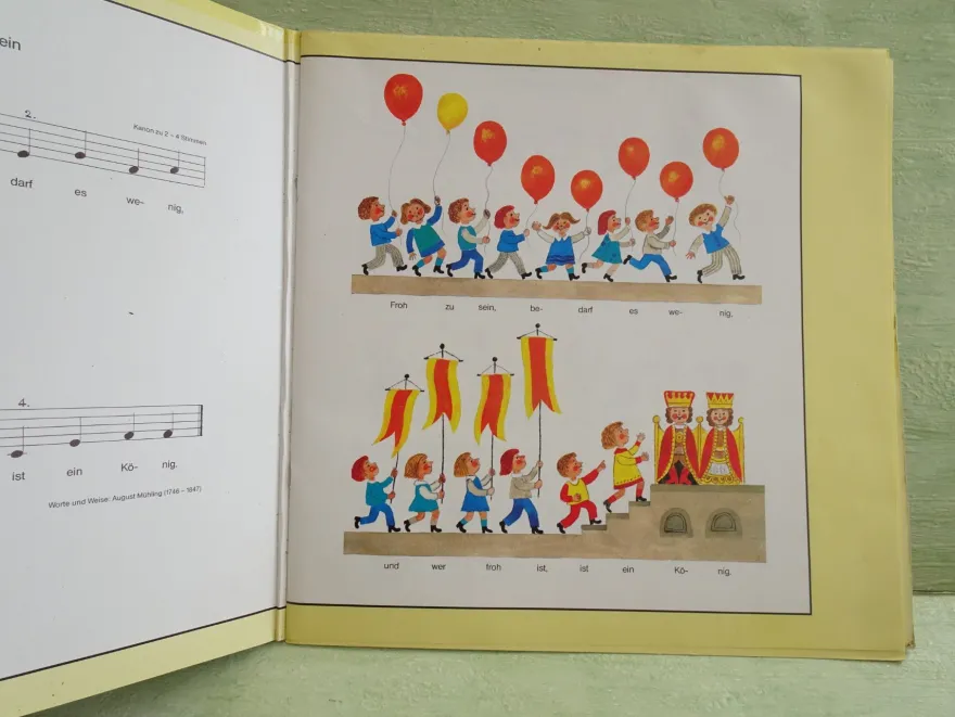 LP Schwann Die Liederfibel Kunterbunt Die Gute Nacht Die Lieder Tonbuch - Auswahl -